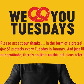 Pretzelmaker - email perks - Pretzels Near Me - Honolulu, Hawaii