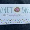 Donut Day gift card