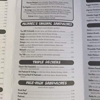 Michael’s Deli - Menu 4 - Soup Near Me - Reno, Nevada