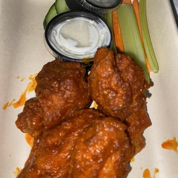 Kitchen - VERY SALTY WINGS 6PCS for $17. DO NOT GET THIS! - New American Near Me - Las Vegas, Nevada