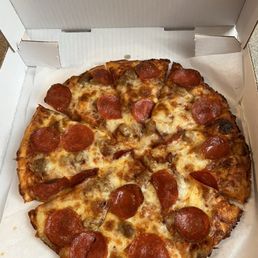 Pepperoni and Sausage Pizza Pepperoni and Sausage Pizza