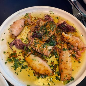 Andros Taverna - Roasted calamari - Greek Near Me - Chicago, Illinois Andros Taverna - Roasted calamari - Greek Near Me - Chicago, Illinois