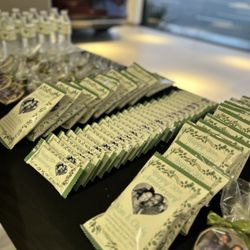 Personalized Chips and Water Bottles for an Anniversary Party