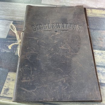 Gigglewaters - Leather bound menus - American Near Me - Safety Harbor, Florida Gigglewaters - Leather bound menus - American Near Me - Safety Harbor, Florida