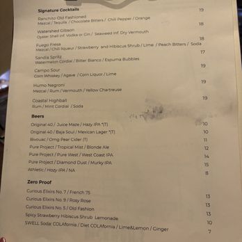 Deckman’s North At 3131 - Menu as of April 2026 - New American Near Me - San Diego, California