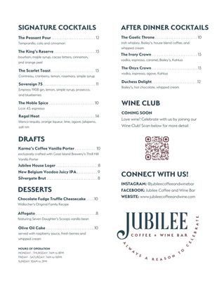 Menu photo 4 Jubilee Cullman, AL