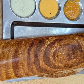 Saravanaa Bhavan - Ghee Roast Masala Dosa ($16) - Indian Near Me - New York, New York Saravanaa Bhavan - Ghee Roast Masala Dosa ($16) - Indian Near Me - New York, New York