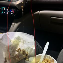 Yogurt Yeti - Toppings attached to the hair