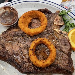 Porterhouse steak cooked to perfection!