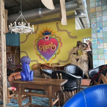 Burgerteca - Beautiful decor and so many relaxing seating options in the back! - Burgers Near Me - San Antonio, Texas Burgerteca - Beautiful decor and so many relaxing seating options in the back! - Burgers Near Me - San Antonio, Texas