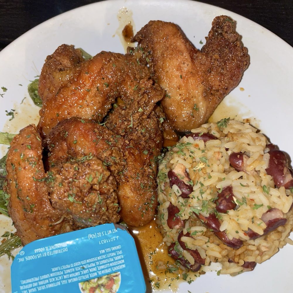Red Beans & Rice, Nouveau Honey Fried Wings Red Beans & Rice, Nouveau Honey Fried Wings