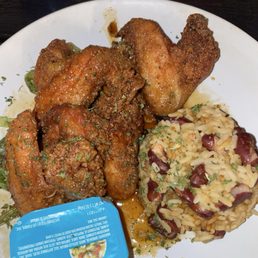 Red Beans & Rice, Nouveau Honey Fried Wings Red Beans & Rice, Nouveau Honey Fried Wings