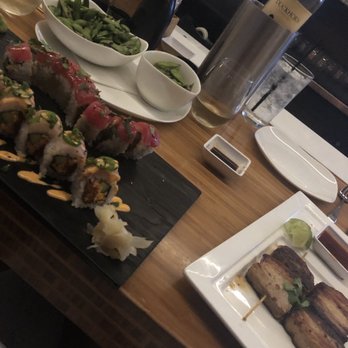 Bamboo on 2nd - Vulcan roll, grilled edamame, sake and vino - Sushi Bars Near Me - Birmingham, Alabama Bamboo on 2nd - Vulcan roll, grilled edamame, sake and vino - Sushi Bars Near Me - Birmingham, Alabama