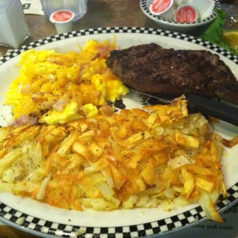 Black Bear Diner Vallejo - Hungry Man's New York strip! - American Near Me - Vallejo, California