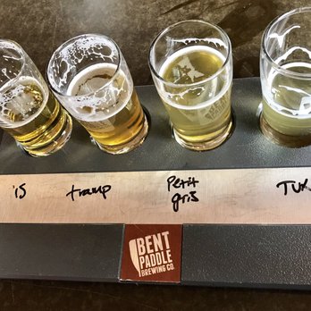 Bent Paddle Brewing - Taproom - Flight 4/$10 - Brewpubs Near Me - Duluth, Minnesota Bent Paddle Brewing - Taproom - Flight 4/$10 - Brewpubs Near Me - Duluth, Minnesota