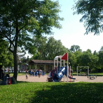 Hendon Park - playground view from the main antrance - Parks Near Me - Toronto, Ontario