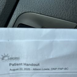 Prestige Dermatology - Got My Patient hand out and I got good grades