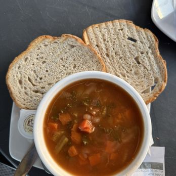 Breka Bakery & Cafe - Veggie Soup of the day - Bakeries Near Me - Vancouver, British Columbia