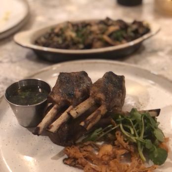 Juniper - Yummy lamb w side of mushrooms - Cocktail Bars Near Me - Johnson City, Tennessee