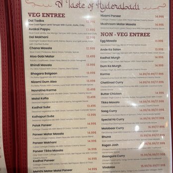 Hyderabadi Zaiqa - Menu - Indian Near Me - New York, New York Hyderabadi Zaiqa - Menu - Indian Near Me - New York, New York