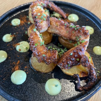 Broma - Garlic octopus - New American Near Me - Mountain View, California