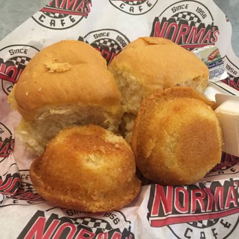 Norma's Cafe - Complementary corn bread and bread - American Near Me - Dallas, Texas