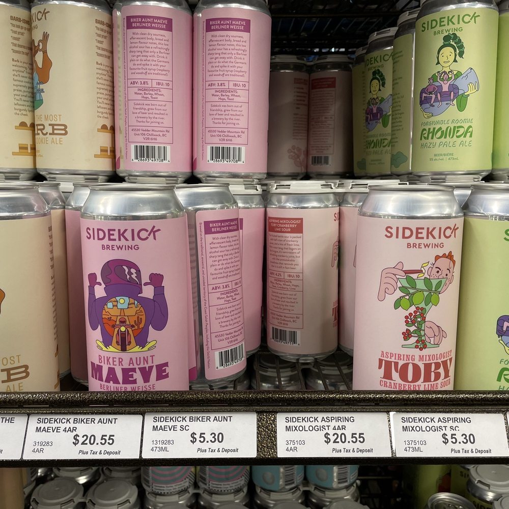 Stag's Head Liquor Store - Sidekick Brewing beer cans - Beer, Wine & Spirits Near Me - Kamloops, British Columbia Stag's Head Liquor Store - Sidekick Brewing beer cans - Beer, Wine & Spirits Near Me - Kamloops, British Columbia