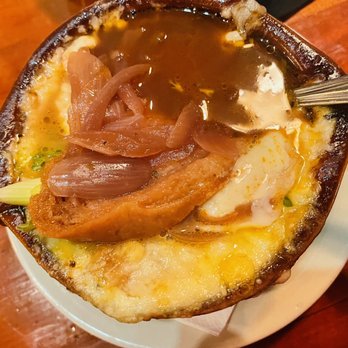 Braised Onion - Braised onion soup! - New American Near Me - Ocala, Florida Braised Onion - Braised onion soup! - New American Near Me - Ocala, Florida