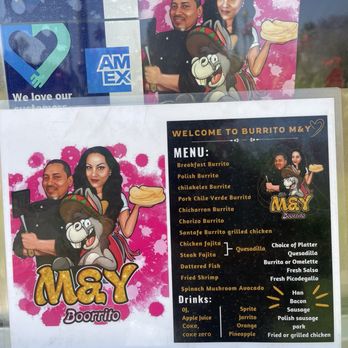 M&Y Boorrito - Menu - Food Trucks Near Me - Rialto , California
