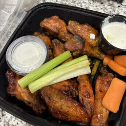 Wings was A1 though ima let yall slide cus of this but the cookie was ODE burnt.
