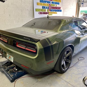 HG Design Studio - My 2018 Challenger Hellcat at HG Design Studio. - Vehicle Wraps Near Me - Miami, Florida
