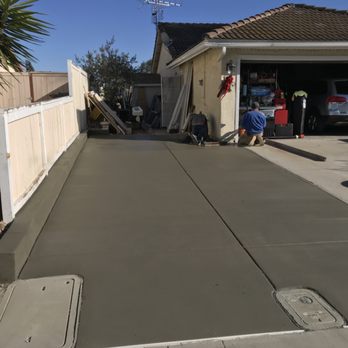 Minez Concrete - New driveway extension - Masonry/Concrete Near Me