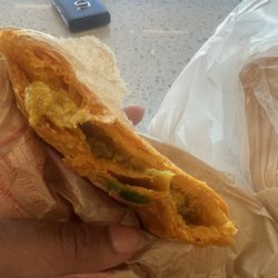 Curry chicken patty