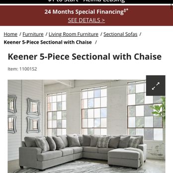 Ashley Store - The sectional - Furniture Stores Near Me - Stockton, California