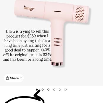 Ulta Beauty - They put the price on this hair dryer to $289.00 with the 40% discount - Cosmetics & Beauty Supply Near Me - Riverton, Utah Ulta Beauty - They put the price on this hair dryer to $289.00 with the 40% discount - Cosmetics & Beauty Supply Near Me - Riverton, Utah