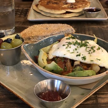 First Watch - Farmhouse hash, Blueberry and Chocolate Chip Pancake - Breakfast & Brunch Near Me - Round Rock, Texas First Watch - Farmhouse hash, Blueberry and Chocolate Chip Pancake - Breakfast & Brunch Near Me - Round Rock, Texas