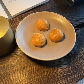 Bacchanalia - First bites - Cheddar Filled - New American Near Me - Atlanta, Georgia