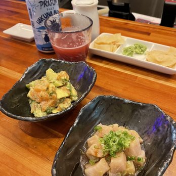 Ahi Sushi Bar - Hamachi Ponzu Salmon Avocado Salad - Sushi Bars Near Me - Miami, Florida Ahi Sushi Bar - Hamachi Ponzu Salmon Avocado Salad - Sushi Bars Near Me - Miami, Florida