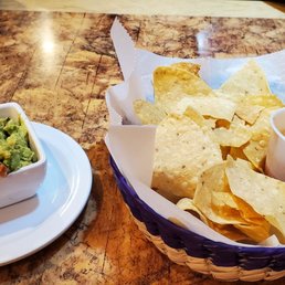 Fresh chips, salsa and guacamole!