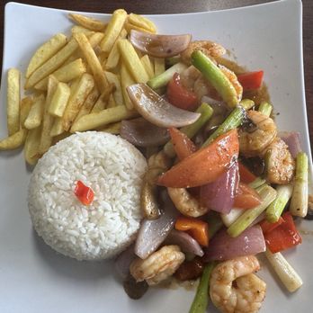Peru Gourmet - Camaron Saltado - Peruvian Near Me - Houston, Texas Peru Gourmet - Camaron Saltado - Peruvian Near Me - Houston, Texas