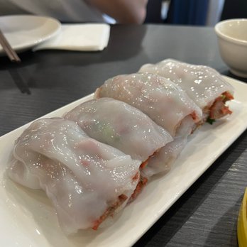 Chef Tony Dim Sum - This was legit steam vermicelli with bbq pork meat . Sooo soft and lots of bbq meat. - Dim Sum Near Me - Arcadia, California