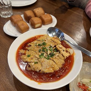 SzeChuan Alley - B02. Golden Fried Mini Buns (W. Condensed Milk)(6 Pcs) B02. 6 A01. Spicy Chicken W. Chili Sauce A01. - Szechuan Near Me - Chicago, Illinois SzeChuan Alley - B02. Golden Fried Mini Buns (W. Condensed Milk)(6 Pcs) B02. 6 A01. Spicy Chicken W. Chili Sauce A01. - Szechuan Near Me - Chicago, Illinois