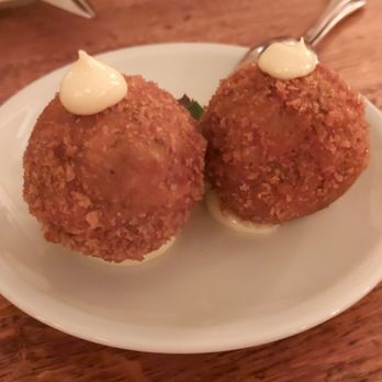 Osteria Savio Volpe - Pork Croquettes ($8 each) - Italian Near Me - Vancouver, British Columbia