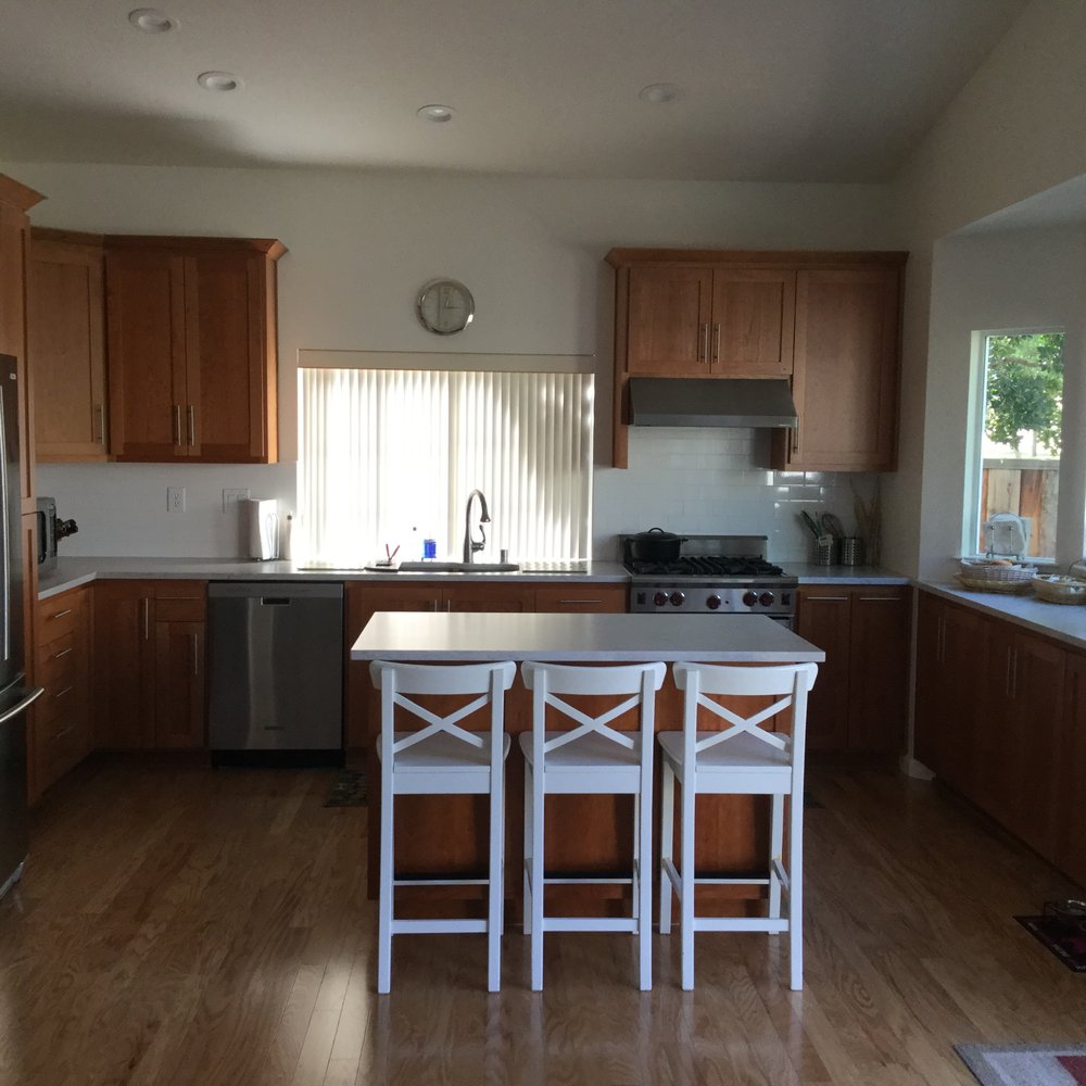our new kitchen cabinets