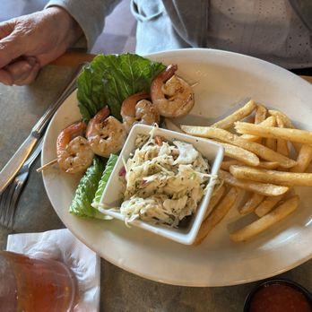 Cypress Creek Grill - Petite order of grilled shrimp with coleslaw and fries. - American Near Me - Elizabeth City, North Carolina Cypress Creek Grill - Petite order of grilled shrimp with coleslaw and fries. - American Near Me - Elizabeth City, North Carolina