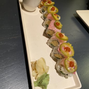 Punk Wok - Sushi special: real crab inside and whitetail on top - Sushi Bars Near Me - Nashville, Tennessee