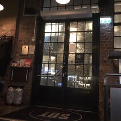 SOT Bar & Burger - Front door from the inside bar area