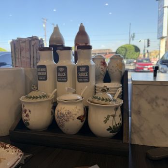 Com Tam Kieu - Condiments on every table- so nice - Vietnamese Near Me - San Gabriel, California