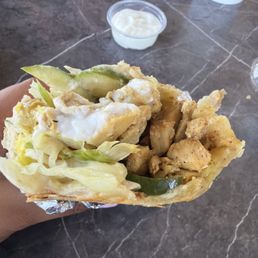 Chicken Shawarma wrap Chicken Shawarma wrap