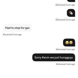 This is proof that they stopped at the gas station even tho they are not supposed to while having people food This is proof that they stopped at the gas station even tho they are not supposed to while having people food